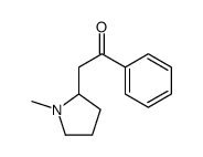 2-(1-methylpyrrolidin-2-yl)-1-phenylethanone Structure
