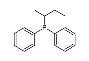 sec-butyldiphenylphosphine结构式