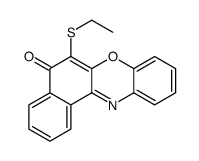 6-ethylsulfanylbenzo[a]phenoxazin-5-one结构式