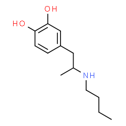 1,2-Benzenediol, 4-[2-(butylamino)propyl]- (9CI) Structure