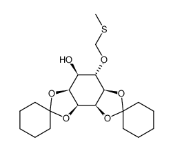 DL-1,2:3,4-di-O-cyclohexylidene-6-O-methylthiomethyl-epi-inositol结构式