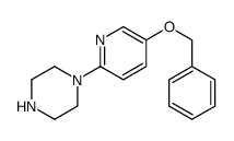 1-(5-phenylmethoxypyridin-2-yl)piperazine Structure