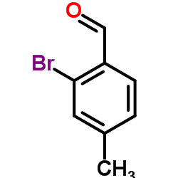 2-溴-4-甲基苯甲醛结构式