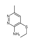4-ethylsulfanyl-6-methylpyridazin-3-amine Structure