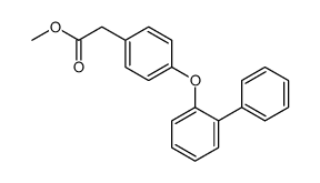 methyl 2-[4-(2-phenylphenoxy)phenyl]acetate结构式