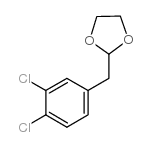 1,2-DICHLORO-4-(1,3-DIOXOLAN-2-YLMETHYL)BENZENE结构式