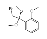 2-bromo-1,1-dimethoxy-1-(2-methoxyphenyl)ethane Structure