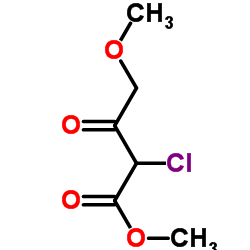 2-氯-4-甲氧基-3-氧代-丁酸甲酯结构式