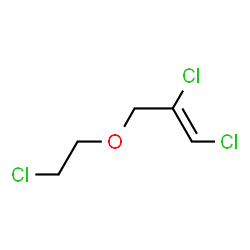 3-(2-chloroethoxy)-1,2-dichloropropene结构式