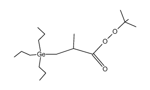 tert-butyl 2-methyl-3-(tripropylgermyl)peroxypropionate结构式