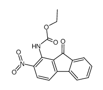 (2-nitro-9-oxo-fluoren-1-yl)-carbamic acid ethyl ester Structure