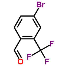 4-溴-2-(三氟甲基)苯甲醛结构式