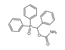 (diphenylphosphinyl)phenylmethyl carbamate结构式
