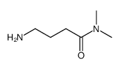 4-氨基-N,N-二甲基丁酰胺结构式