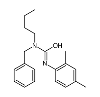 1-benzyl-1-butyl-3-(2,4-dimethylphenyl)urea结构式