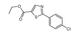 Ethyl 2-(4-chlorophenyl)thiazole-5-carboxylate Structure