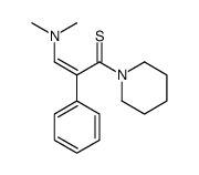 3-(dimethylamino)-2-phenyl-1-piperidin-1-ylprop-2-ene-1-thione结构式