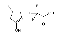 4-methylpyrrolidin-2-one,2,2,2-trifluoroacetic acid Structure