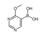 (4-甲氧基嘧啶-5-基)硼酸结构式