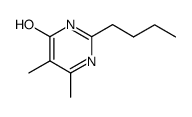 2-butyl-5,6-dimethyl-3H-pyrimidin-4-one Structure