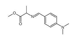 methyl N-p-dimethylaminobenzylidenealaninate结构式