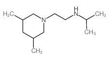 N-[2-(3,5-二甲基哌啶-1-基)乙基]-N-异丙胺结构式