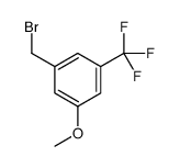 3-Methoxy-5-(trifluoromethyl)benzyl bromide Structure
