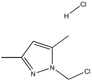 1-(chloromethyl)-3,5-dimethylpyrazole:hydrochloride结构式