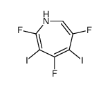 2,4,6-trifluoro-3,5-diiodo-1H-azepine结构式