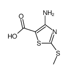 5-Thiazolecarboxylicacid,4-amino-2-(methylthio)-(9CI)结构式