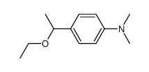 ethyl ether of 1-(4-(dimethylamino)phenyl)ethyl alcohol Structure