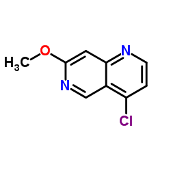 4-氯-7-甲氧基-1,6-萘啶结构式