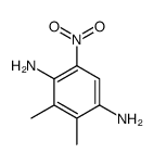 2,3-dimethyl-5-nitrobenzene-1,4-diamine结构式