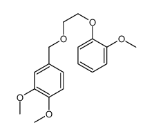 1,2-dimethoxy-4-[2-(2-methoxyphenoxy)ethoxymethyl]benzene结构式