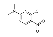4-chloro-N,N-dimethyl-5-nitro-2-pyrimidinamine Structure