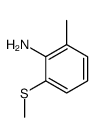 2-methyl-6-methylsulfanylaniline结构式