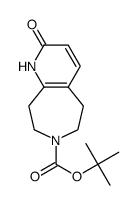 2-羟基-8,9-二氢-5H-吡啶并[2,3-d]氮杂卓-7(6H)-羧酸叔丁酯结构式