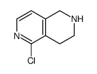 5-chloro-1,2,3,4-tetrahydro-2,6-naphthyridine structure