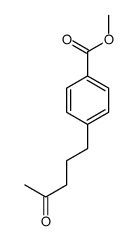 methyl 4-(4-oxopentyl)benzoate结构式