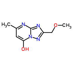 2-(Methoxymethyl)-5-methyl-[1,2,4]triazolo[1,5-a]pyrimidin-7-ol结构式