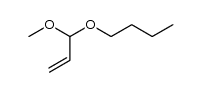 3-n-butyloxy-3-methoxy-1-propene Structure