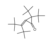 2,2-di-tert-butyl-3-(2,2,4,4-tetramethylpentan-3-ylidene)cyclopropanone结构式