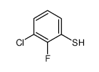 3-氯-2-氟苯硫酚结构式