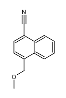 methoxy-(4-cyano-1-naphthyl)methane结构式