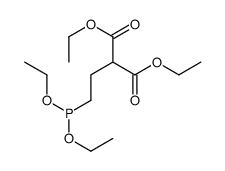 diethyl 2-(2-diethoxyphosphanylethyl)propanedioate Structure