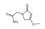 (1,5-dihydro-4-methoxy-2-oxo-2H-pyrrol-1-yl)acetamide结构式
