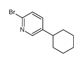 2-bromo-5-cyclohexylpyridine Structure