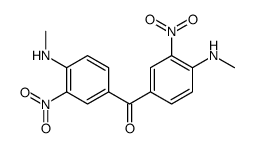 bis[4-(methylamino)-3-nitrophenyl]methanone Structure