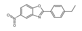 2-(p-ethylphenyl)-5-nitrobenzoxazole结构式