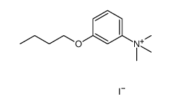 3-butoxy-N,N,N-trimethylbenzenaminium iodide结构式